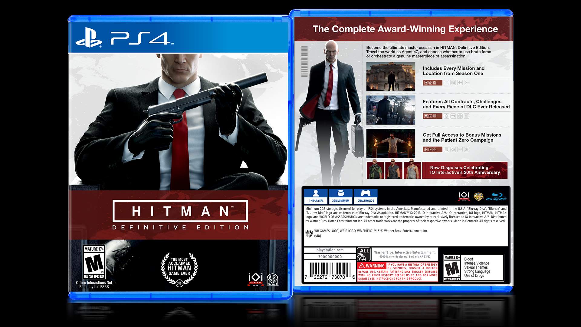 Hitman definitive edition что входит